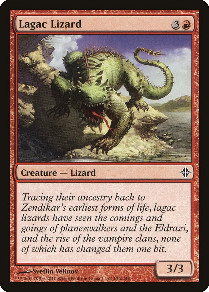 Lagac Lizard (Rise of the Eldrazi) - Magic: The Gathering in TCG Land