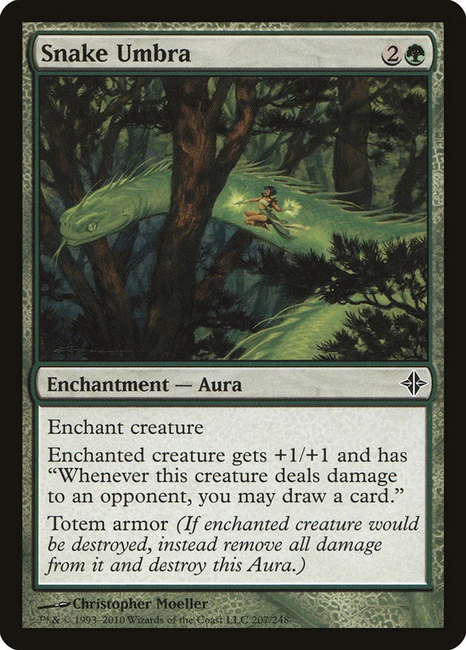 Snake Umbra (Rise of the Eldrazi) - Magic: The Gathering in TCG Land