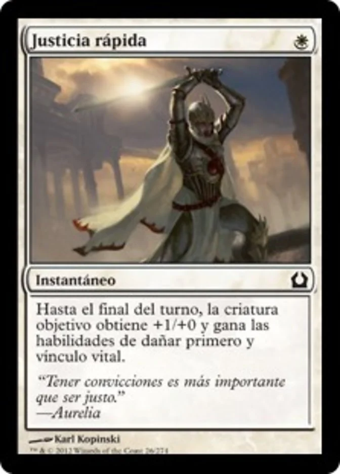 Justicia rápida (Return to Ravnica) - Magic: The Gathering in TCG Land