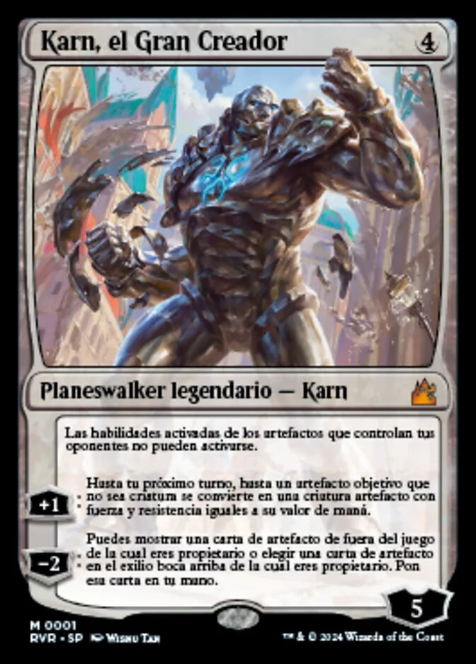 Karn, el Gran Creador (Ravnica Remastered) - Magic: The Gathering in TCG Land