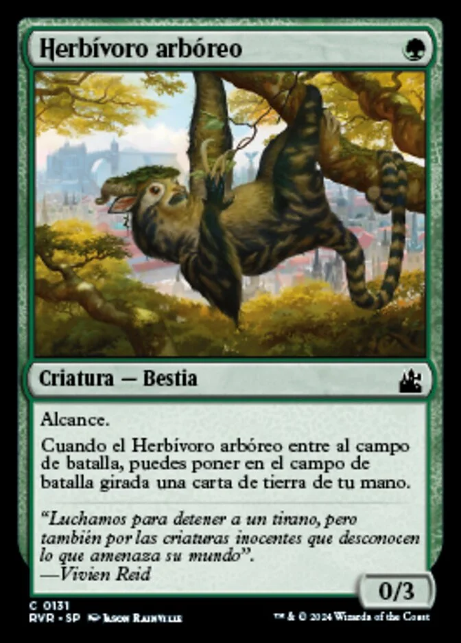 Herbívoro arbóreo (Ravnica Remastered) - Magic: The Gathering in TCG Land