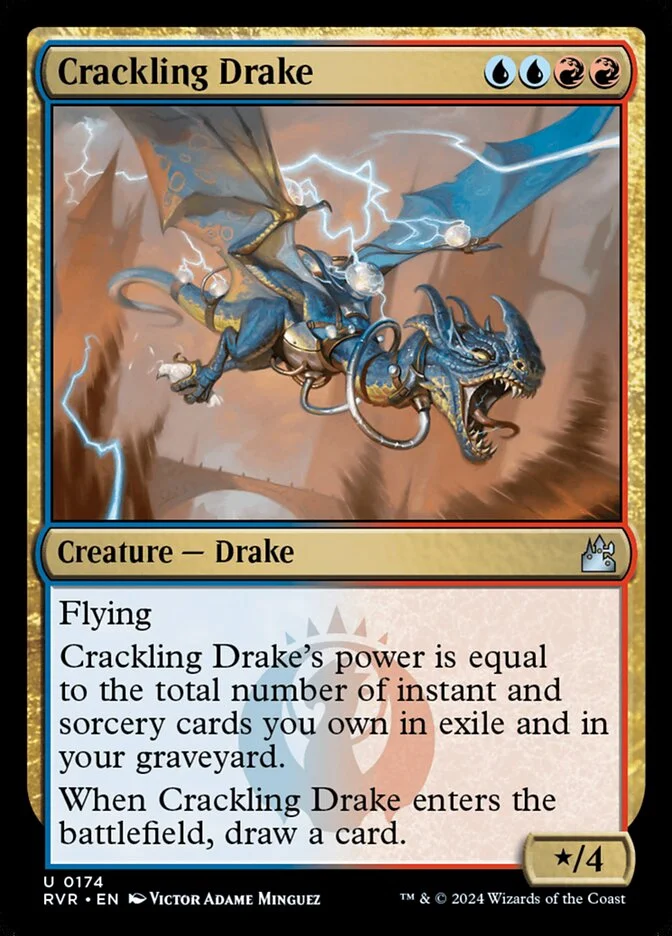 Crackling Drake (Ravnica Remastered) - Magic: The Gathering in TCG Land