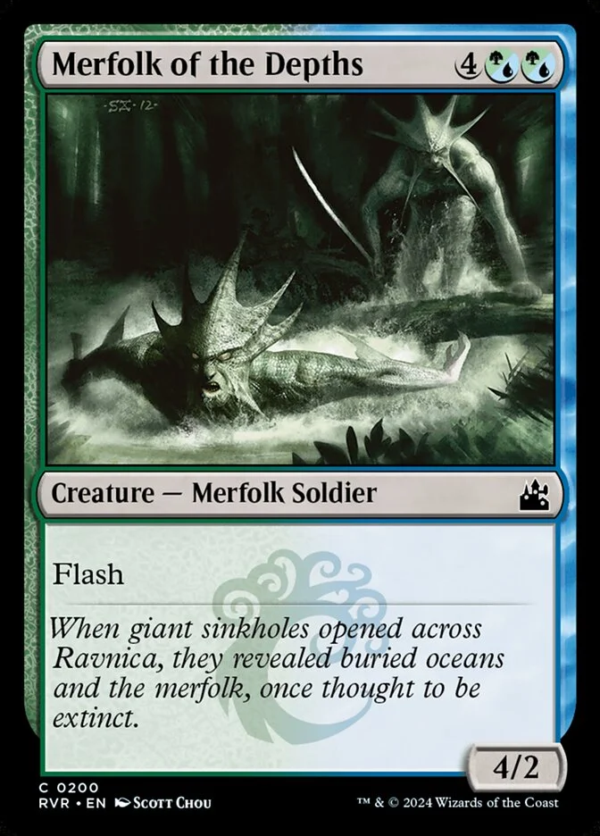 Merfolk of the Depths (Ravnica Remastered) - Magic: The Gathering in TCG Land