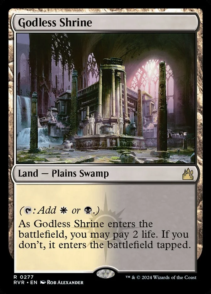 Godless Shrine (Ravnica Remastered) - Magic: The Gathering in TCG Land