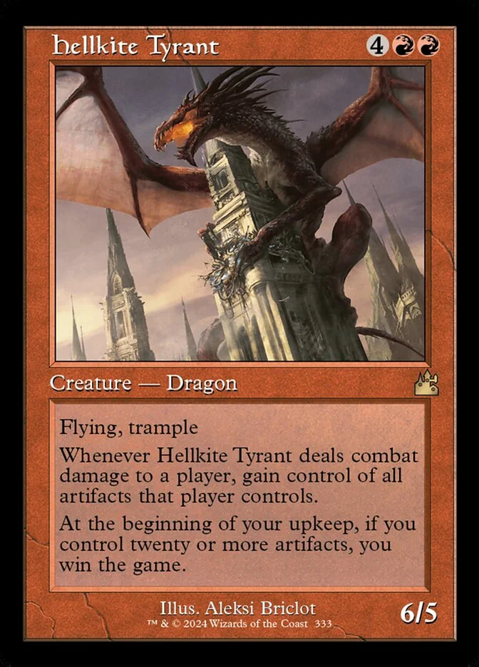 Hellkite Tyrant (Ravnica Remastered) - Magic: The Gathering in TCG Land