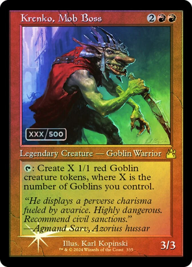 Krenko, Mob Boss (Ravnica Remastered) - Magic: The Gathering in TCG Land