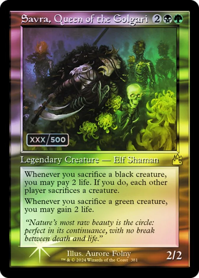 Savra, Queen of the Golgari (Ravnica Remastered) - Magic: The Gathering in TCG Land
