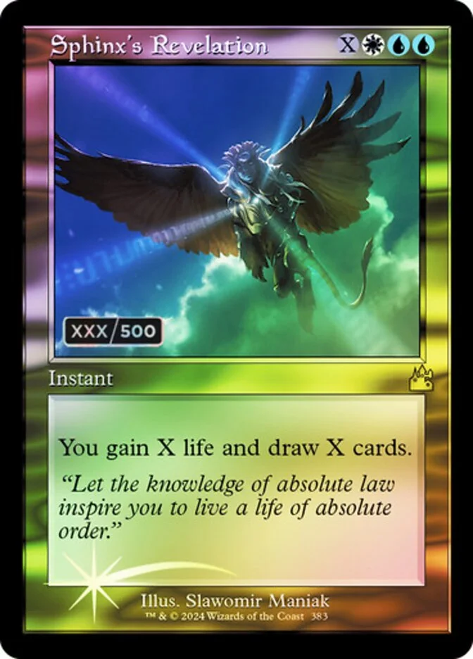 Sphinx's Revelation (Ravnica Remastered) - Magic: The Gathering in TCG Land