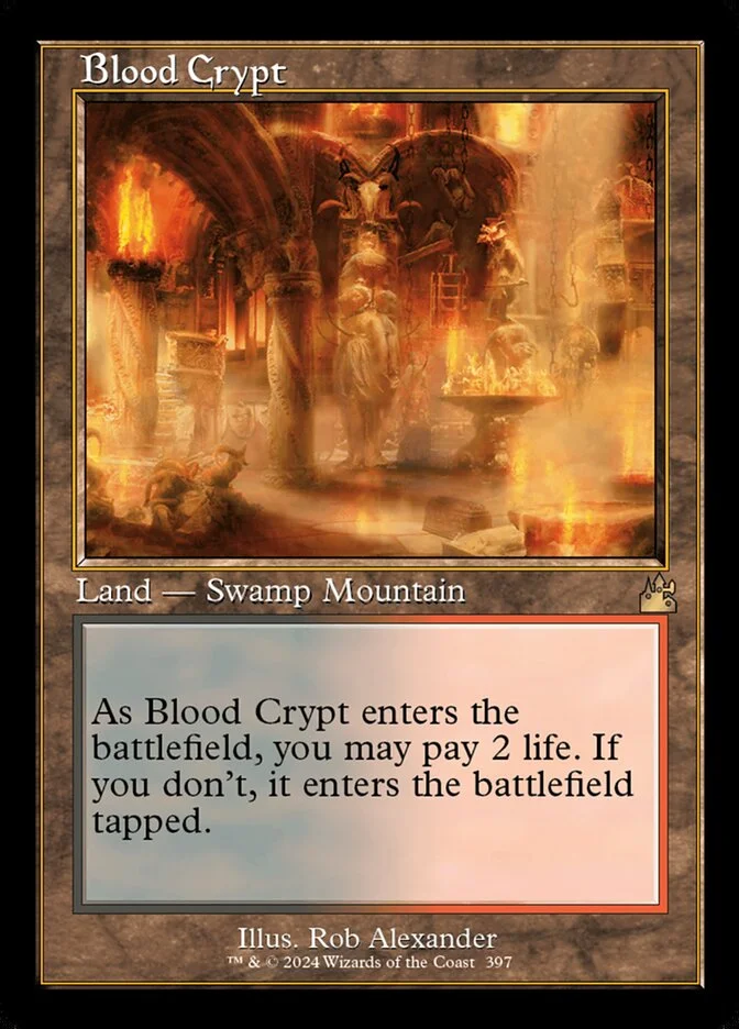 Blood Crypt (Ravnica Remastered) - Magic: The Gathering in TCG Land México