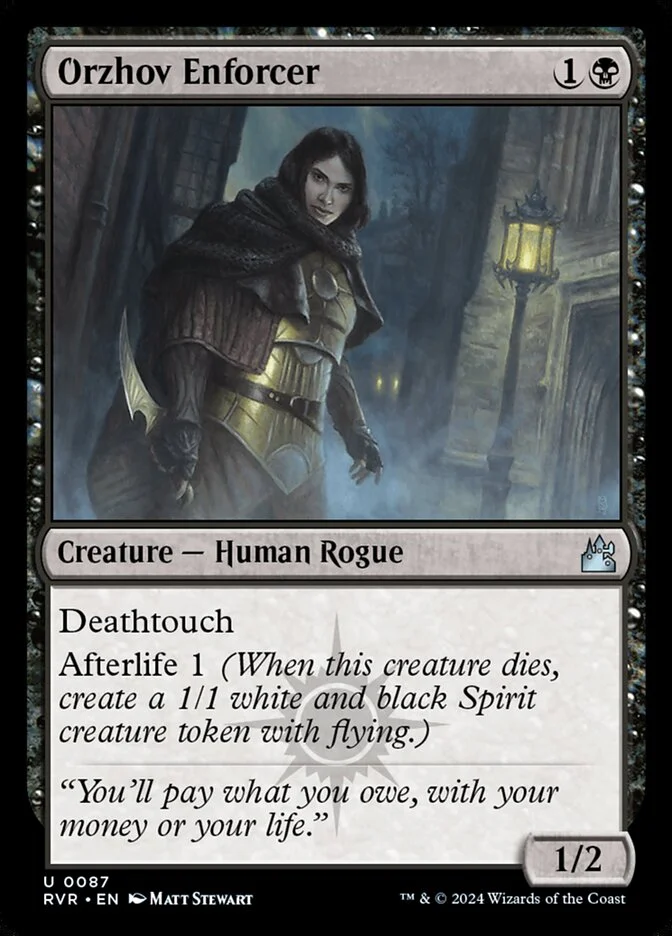 Orzhov Enforcer (Ravnica Remastered) - Magic: The Gathering in TCG Land