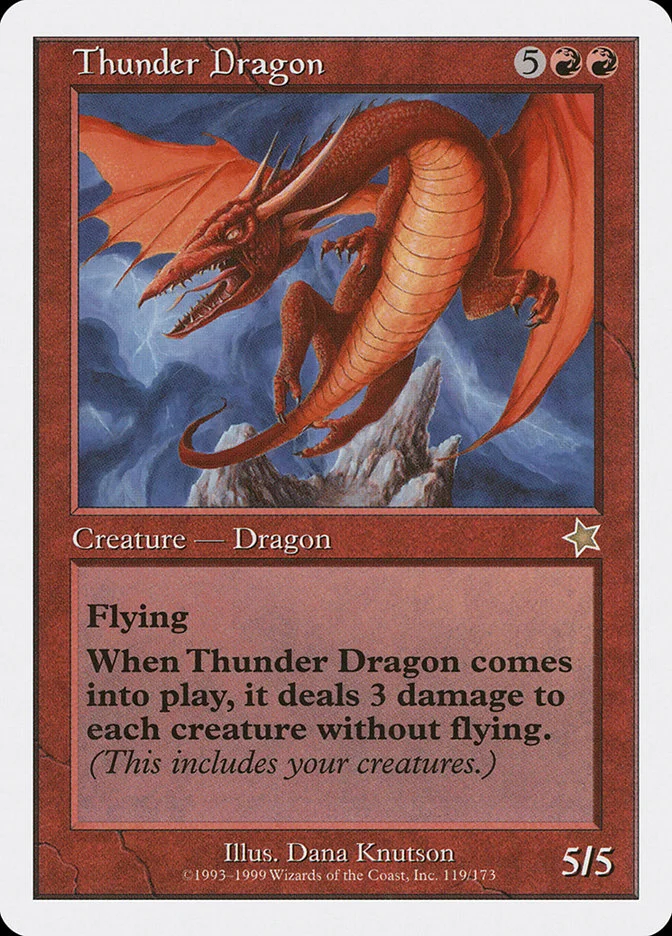 Thunder Dragon (Starter 1999) - Magic: The Gathering in TCG Land