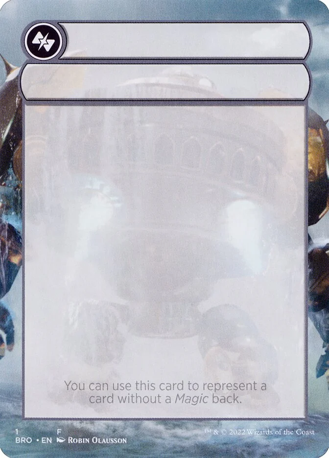 Double-Faced Substitute Card (The Brothers' War Substitute Cards) - Magic: The Gathering in TCG Land