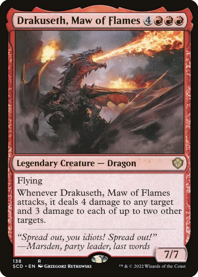 Drakuseth, Maw of Flames (Starter Commander Decks) - Magic: The Gathering in TCG Land