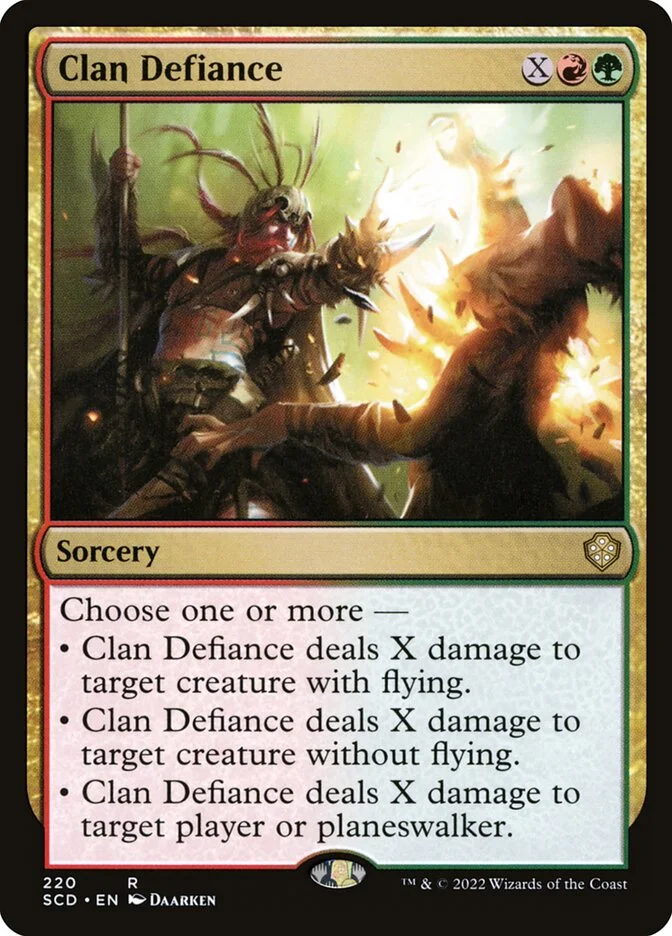 Clan Defiance (Starter Commander Decks) - Magic: The Gathering in TCG Land México