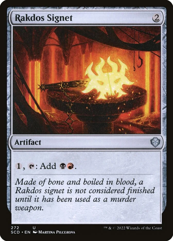 Rakdos Signet (Starter Commander Decks) - Magic: The Gathering in TCG Land
