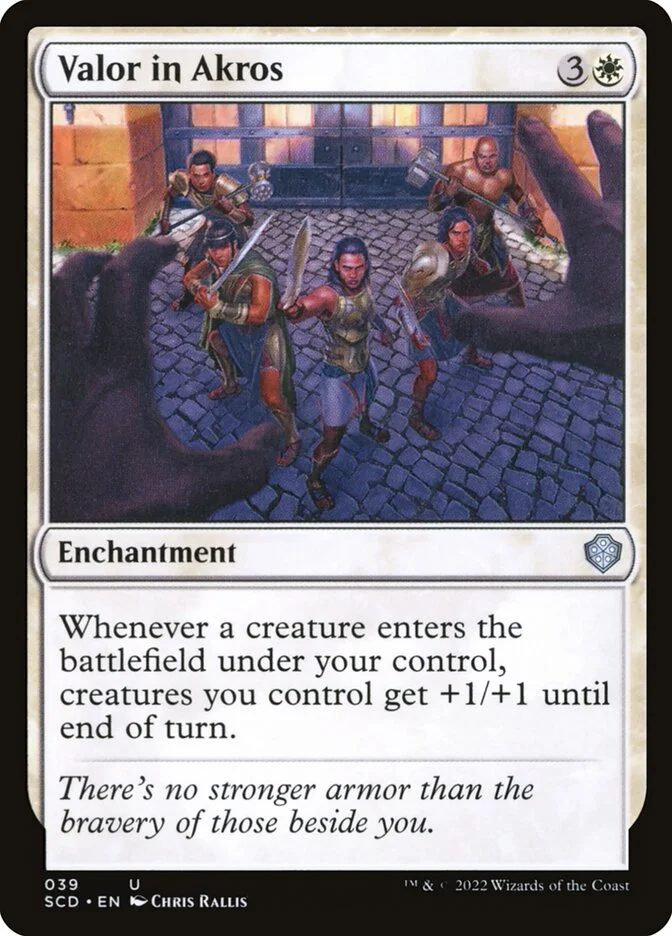 Valor in Akros (Starter Commander Decks) - Magic: The Gathering in TCG Land