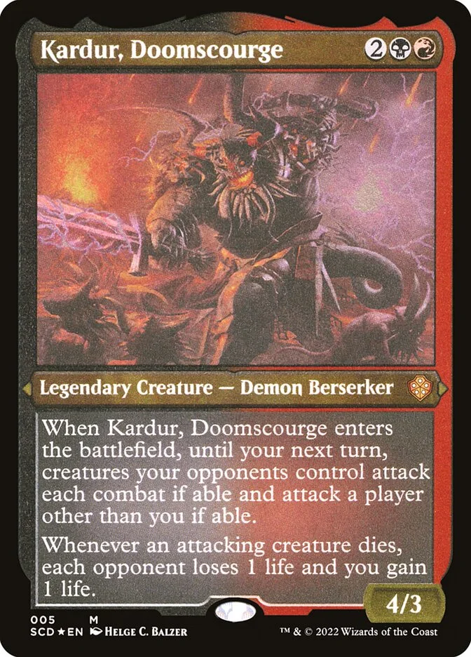 Kardur, Doomscourge (Starter Commander Decks) - Magic: The Gathering in TCG Land