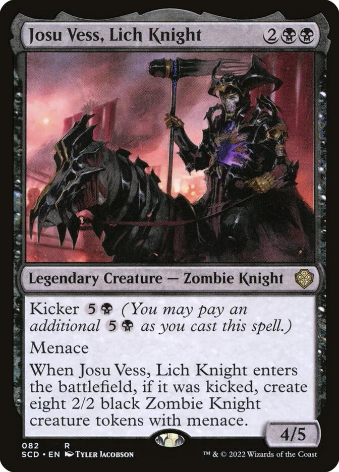 Josu Vess, Lich Knight (Starter Commander Decks) - Magic: The Gathering in TCG Land