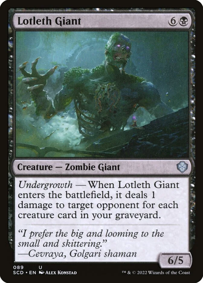 Lotleth Giant (Starter Commander Decks) - Magic: The Gathering in TCG Land