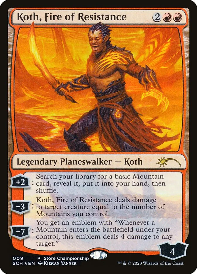 Koth, Fire of Resistance (Store Championships) - Magic: The Gathering in TCG Land