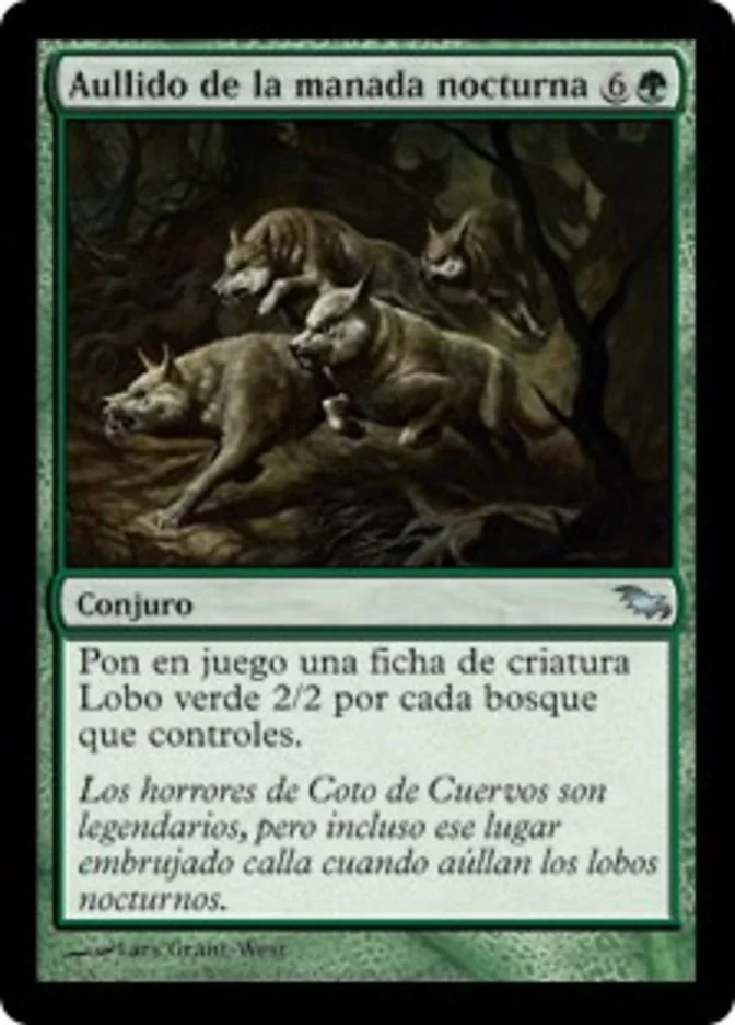 Aullido de la manada nocturna (Shadowmoor) - Magic: The Gathering in TCG Land