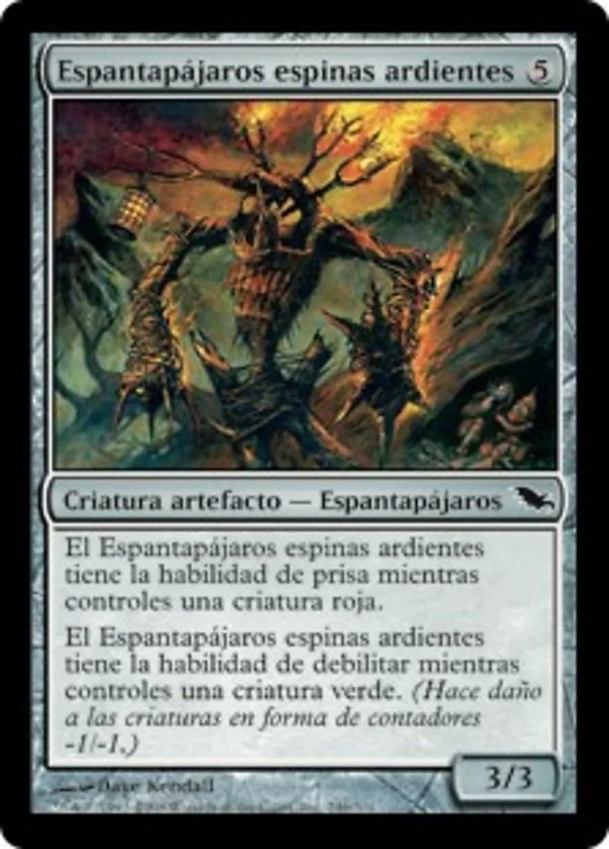 Espantapájaros espinas ardientes (Shadowmoor) - Magic: The Gathering in TCG Land
