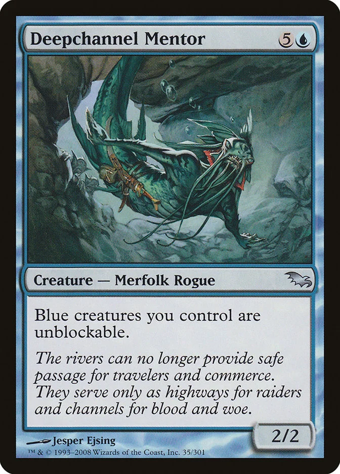 Deepchannel Mentor (Shadowmoor) - Magic: The Gathering in TCG Land