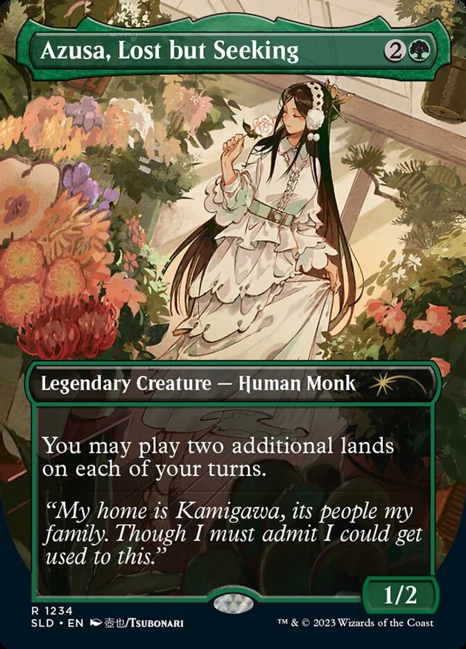 Azusa, Lost but Seeking (Secret Lair Drop) - Magic: The Gathering in TCG Land