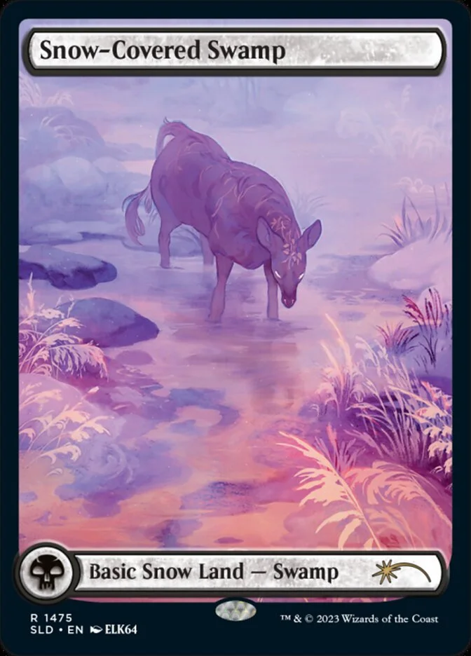 Snow-Covered Swamp (Secret Lair Drop) - Magic: The Gathering in TCG Land