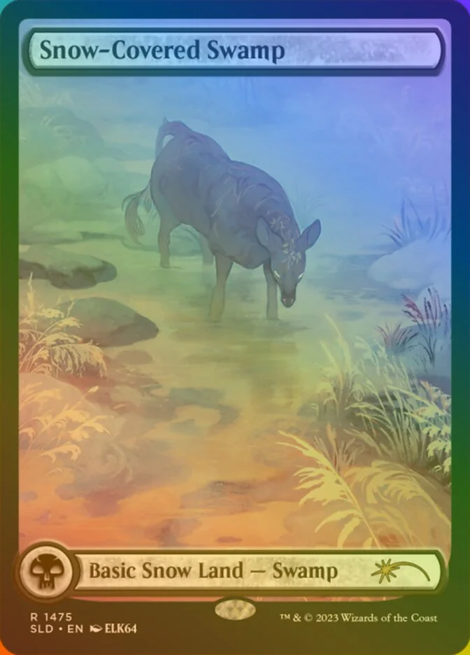 Snow-Covered Swamp (Secret Lair Drop) - Magic: The Gathering in TCG Land