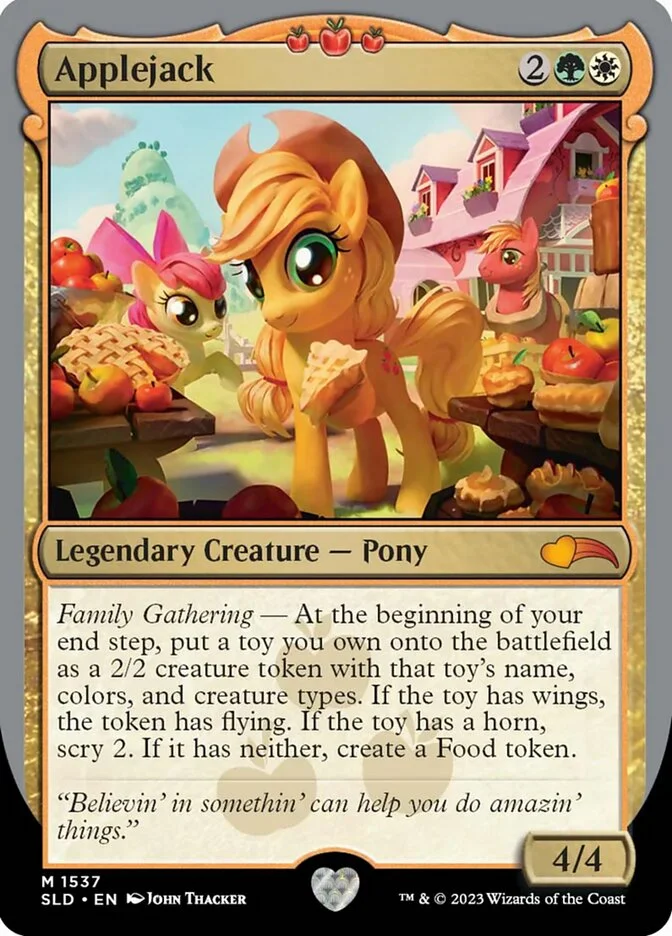 Applejack (Secret Lair Drop) - Magic: The Gathering in TCG Land