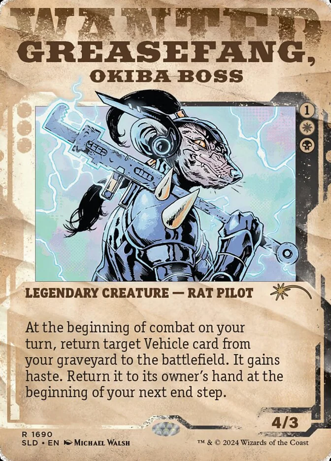 Greasefang, Okiba Boss (Secret Lair Drop) - Magic: The Gathering in TCG Land