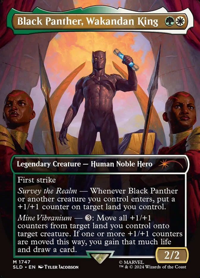 Black Panther, Wakandan King (Secret Lair Drop) - Magic: The Gathering in TCG Land