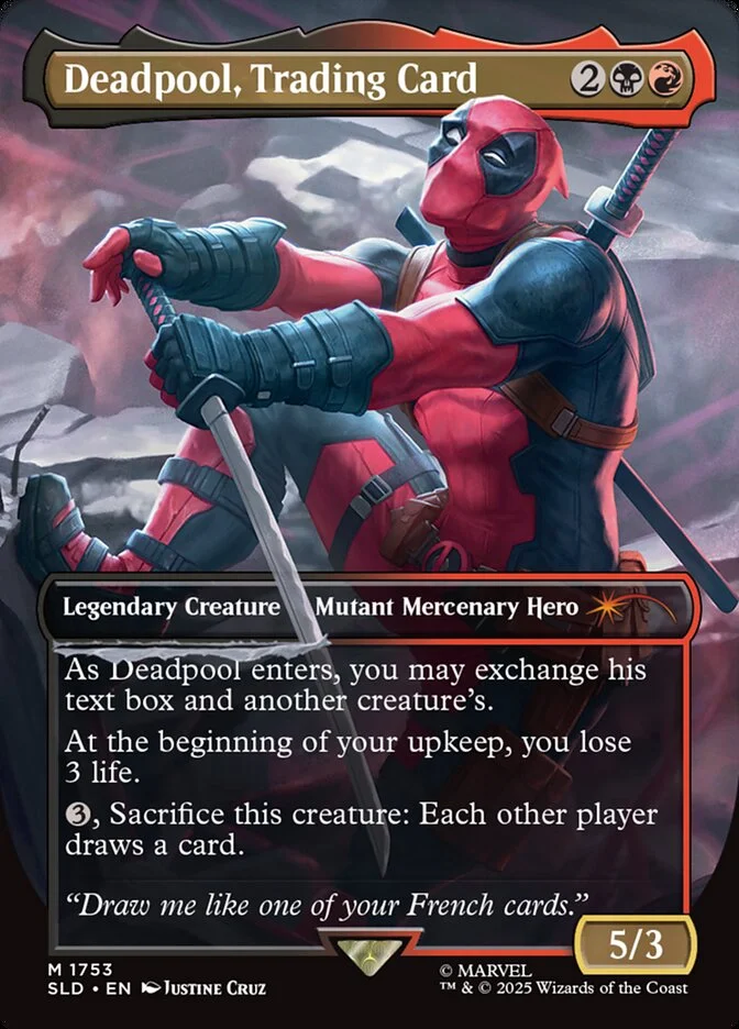 Deadpool, Trading Card (Secret Lair Drop) - Magic: The Gathering in TCG Land
