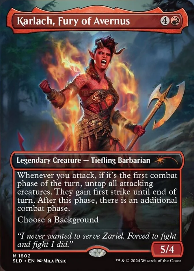 Karlach, Fury of Avernus (Secret Lair Drop) - Magic: The Gathering in TCG Land