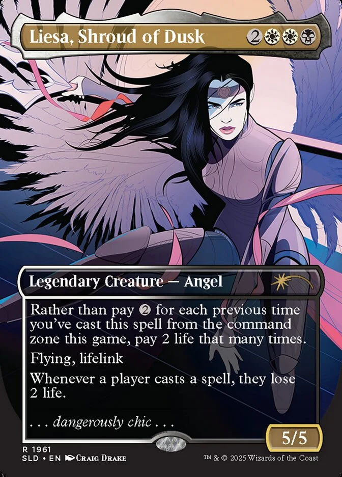 Liesa, Shroud of Dusk (Secret Lair Drop) - Magic: The Gathering in TCG Land