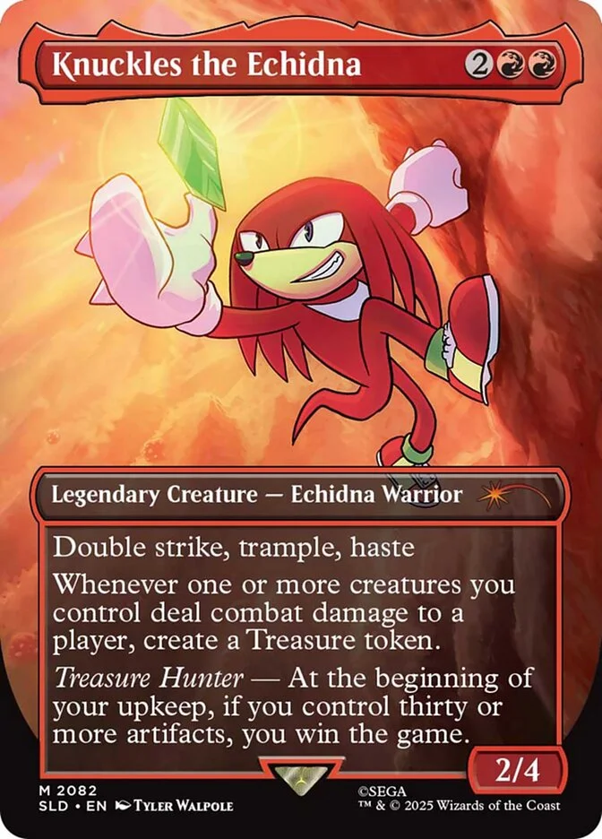 Knuckles the Echidna (Secret Lair Drop) - Magic: The Gathering in TCG Land