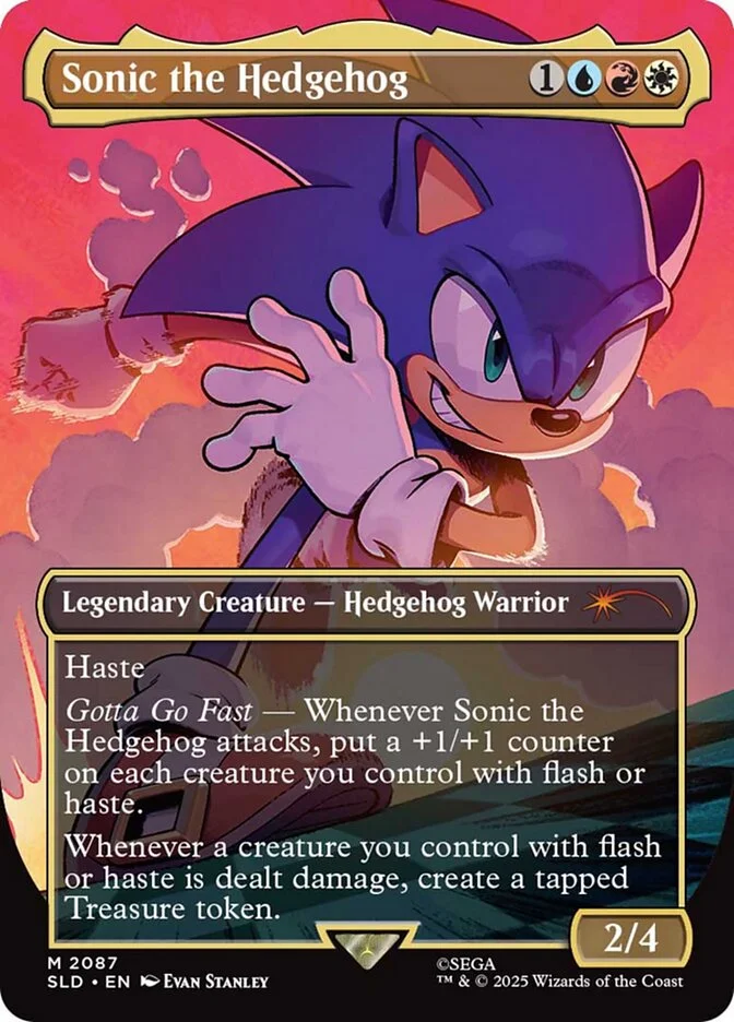 Sonic the Hedgehog (Secret Lair Drop) - Magic: The Gathering in TCG Land