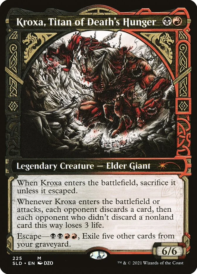 Kroxa, Titan of Death's Hunger (Secret Lair Drop) - Magic: The Gathering in TCG Land