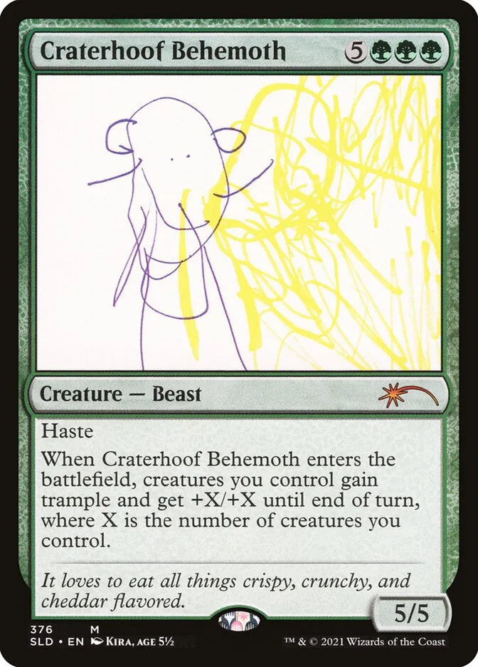 Craterhoof Behemoth (Secret Lair Drop) - Magic: The Gathering in TCG Land