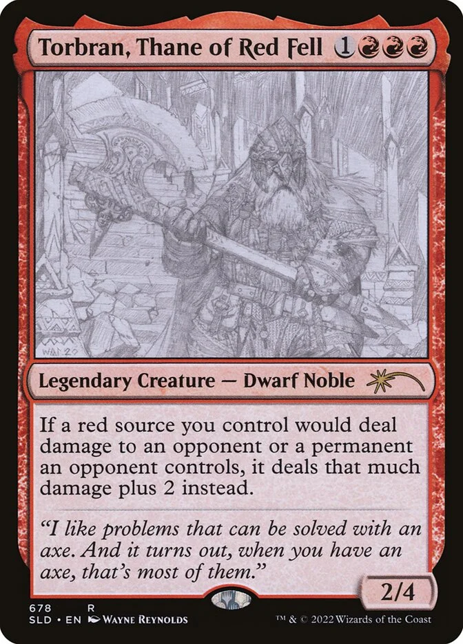 Torbran, Thane of Red Fell (Secret Lair Drop) - Magic: The Gathering in TCG Land
