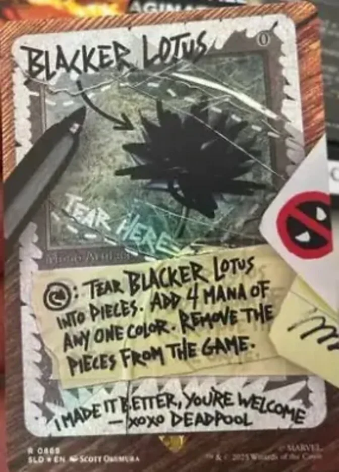 Blacker Lotus (Secret Lair Drop) - Magic: The Gathering in TCG Land México