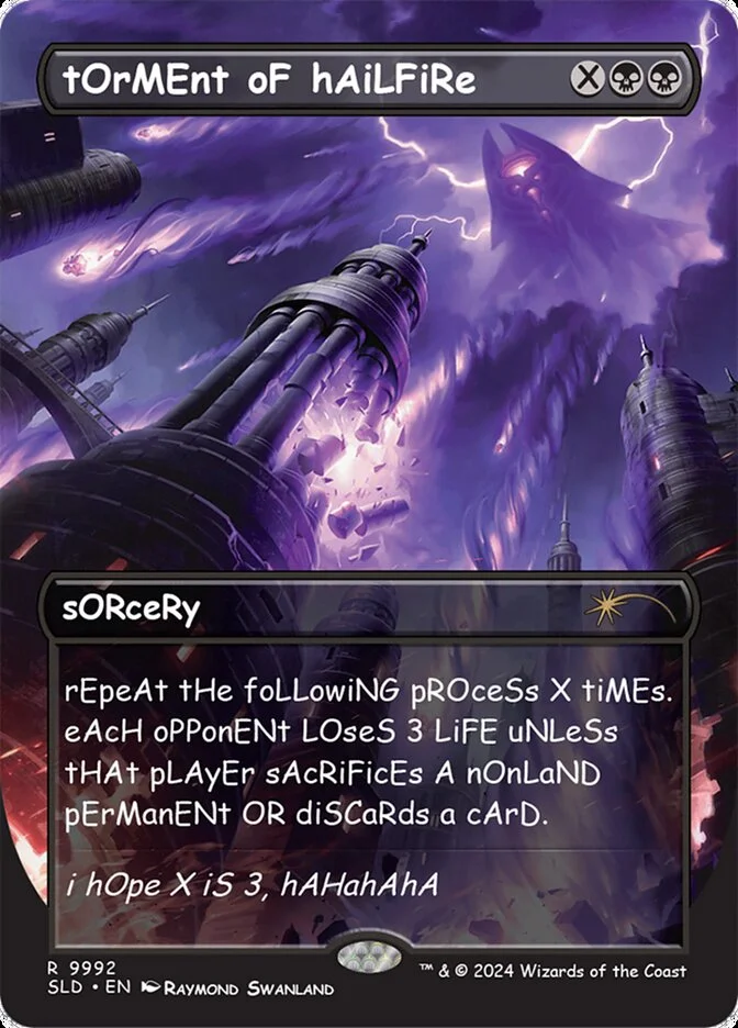 Torment of Hailfire (Secret Lair Drop) - Magic: The Gathering in TCG Land