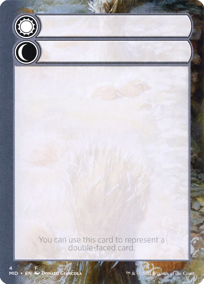 Double-Faced Substitute Card (Innistrad: Midnight Hunt Substitute Cards) - Magic: The Gathering in TCG Land