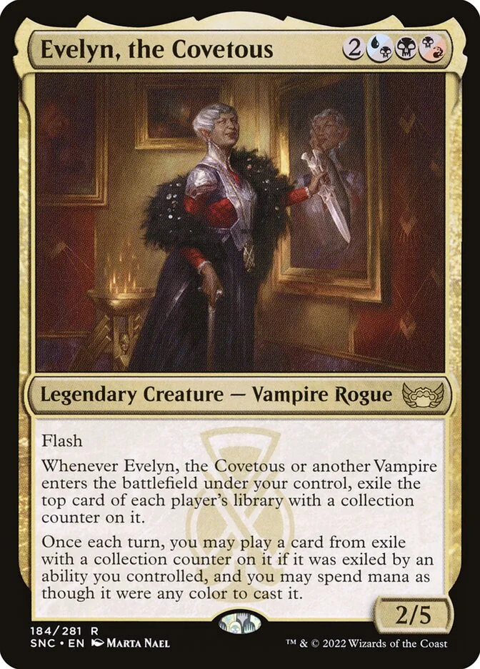 Evelyn, the Covetous (Streets of New Capenna) - Magic: The Gathering in TCG Land