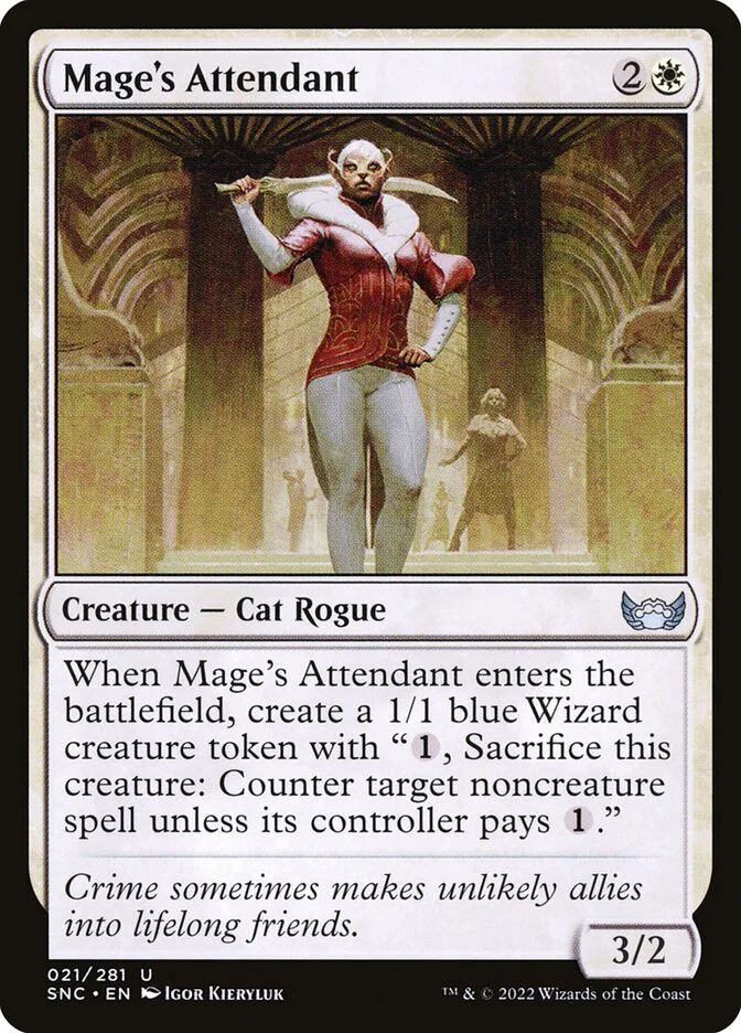 Mage's Attendant (Streets of New Capenna) - Magic: The Gathering in TCG Land