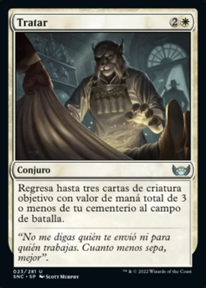 Tratar (Streets of New Capenna) - Magic: The Gathering in TCG Land México