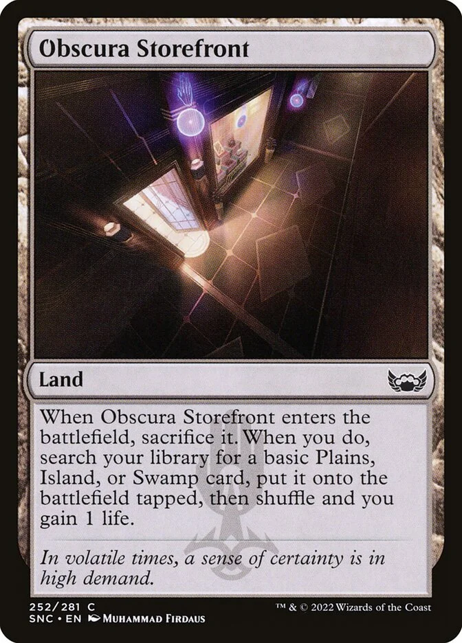 Obscura Storefront (Streets of New Capenna) - Magic: The Gathering in TCG Land México