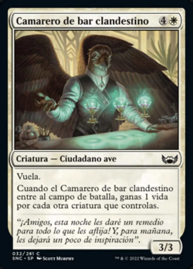 Camarero de bar clandestino (Streets of New Capenna) - Magic: The Gathering in TCG Land