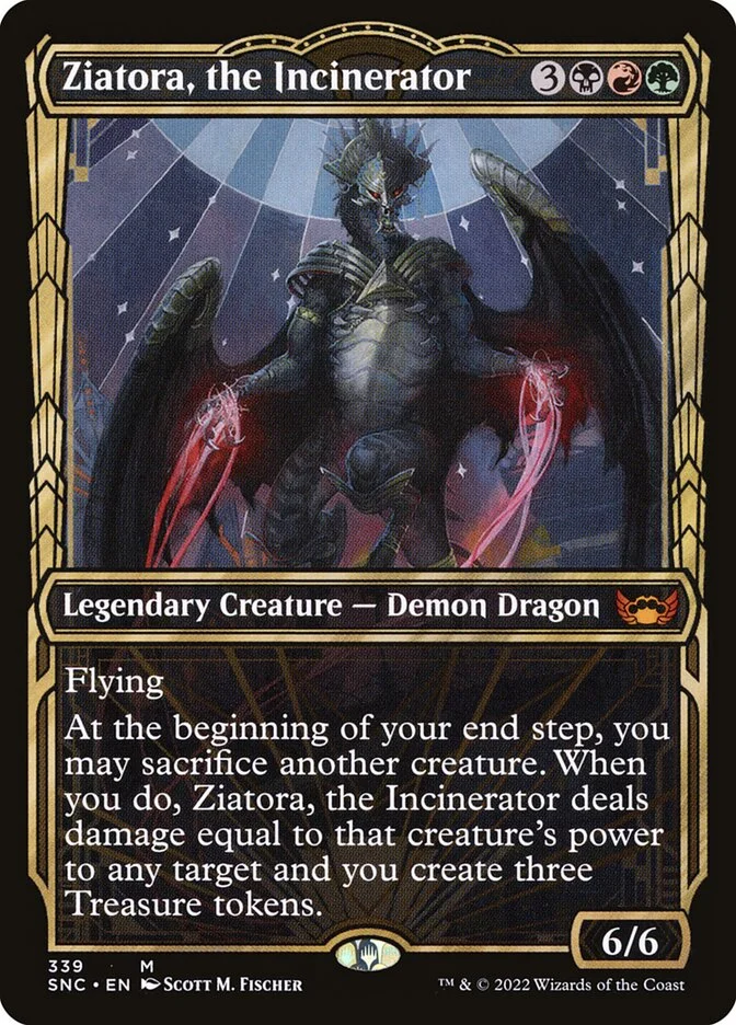 Ziatora, the Incinerator (Streets of New Capenna) - Magic: The Gathering in TCG Land México